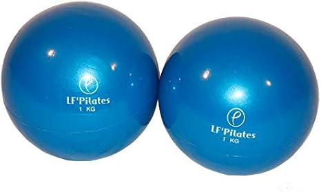 LF Pilates pelotas lastrados azules – 1 kg: Amazon.es: Deportes y ...