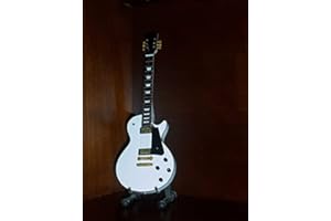 LITTLE GUITAR SHOP Mini Guitar for Randy Rhoads White LP Display Gift