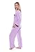 Women's Long Sleeve Pajama Set - Button Up Sleepwear by Texere (Eco Nirvana, Orchid, Small) Unique Gifts for Bridal Shower WB0005-ORC-S