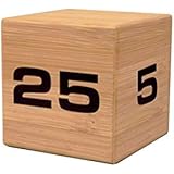 Datexx Bamboo TimeCube 5-10-20-25 Minute Preset Timer