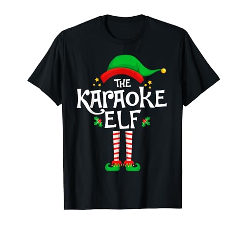 The Karaoke Elf Christmas Family Matching Group T-Shirt