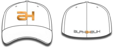 Alpha Helix Logo Hat (White, L/XL)
