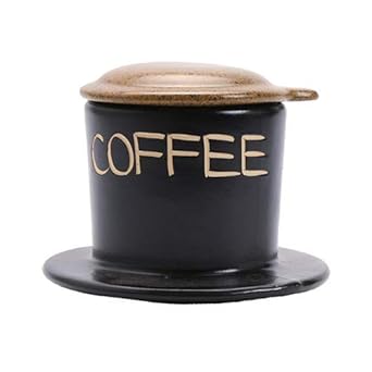 VietBeans Keramikfilter – Handgefertigter Vietnamesischer Kaffeefilter – Cafe Phin Kaffee Vietnam – Eine Kaffeetasse – Wieder
