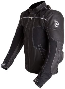 Dragon Rider Dark Angel Leather Motorcycle Jacket - Medium