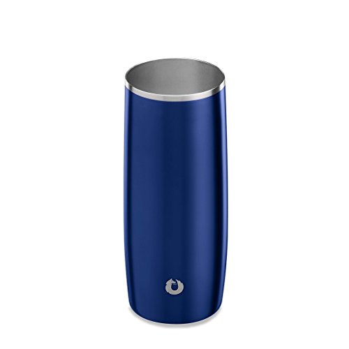 SNOWFOX Insulated Stainless Steel Drink 14.5 oz. Highball Glass, Set of 2, Navy Blue