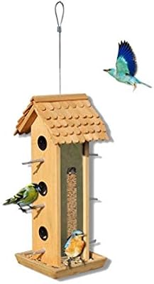 C Xka Seed Bird Feeder Hanger Bird Feeding Station Bird Table Seed