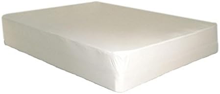 Permafresh Bed Bug &amp; Dust Mite Control Water Resistant Polypropylene Box Spring Protector, Twin, White