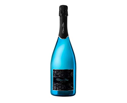 Pasion Blue – Brut Nature Blue – Vin bleu Effervescent Pétillant Méthode Champenoise – Parfait pour l’Aperitif – 12…
