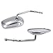 SMT-Chrome Rearview Shining Shining Mirrors Compatible With H-D FLSTC FXDB DYNA FXDF FLSTF 8mm [B013JV6TUG]