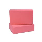 Yoga Blocks,Exercise Blocks,Yoga Foam Blocks, Recycled High Desity Foam (Set of 2)