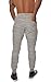 YoungLA Slim Fit Joggers for Men | French Terry Cotton Skinny Tapered Sweatpants | Gym Sports Activewear Workout Clothes 2o2 Marble Medium