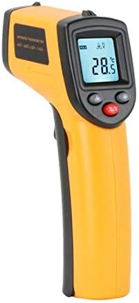 Infrared Non-Contact Digital Temperature Gun Thermometer with Laser for Precisely Aiming, Bright LCD Display with LED Backlight (-58 °F to 716°F)
