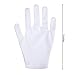 Norme 30 Pairs White Gloves White Work Gloves Coin Inspection Gloves Jewelry Gloves Stretchable Lining Gloves for Multi Function Using?60 Pieces?