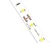 16.4ft Led Flexible Light Strip,300 Units SMD 2835 LEDs,12V DC Non-waterproof DIY Holiday Home Kitchen Car Bar Indoor Party Decoration(Warm White)