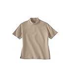 Ash City - Il Migliore Ladies' Short Sleeve Performance Honeycomb Mock Neck