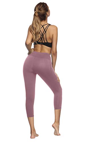 image for Fengbay Capris Leggings, Capris Yoga Pants Tummy Control Workout Runni