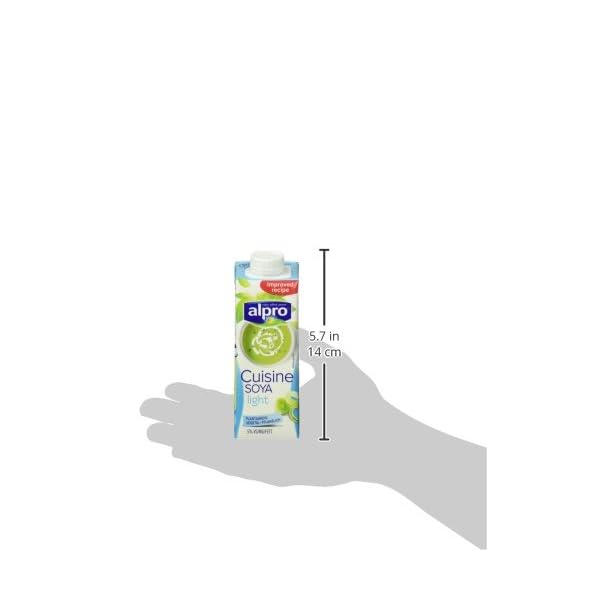 Alpro Cooking Soya Light â Vegane Kochcreme aus Soja mit neutralem Geschmack fÃ¼r heiÃe und kalte Gerichte â 15 x 250 ml – Bild 6