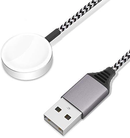 for iPhone Watch Charger Smart Watch Magnetic Wireless Portable Charging Cord for Apple Watch Magnetic Wireless Charging Pad Compatible Size 44mm/42mm/40mm/38mm and for iPhone Watch Series 5/4/3/2/1
