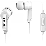 Philips SHE1405WT/94 In-Ear Headphones with Mic (White)