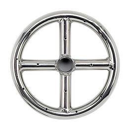 American Fireglass Stainless Steel Fire Pit Burner Ring, 6-Inch