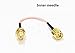 Crazepony 2pcs 90mm FPV Antenna Extension Cable SMA Female to SMA Male Antennae Adapter