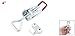 Uxcell Home Toolbox Case Fitting Metal Toggle Latch Catch, 4-Inch