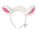 elope Disney Alice in Wonderland White Rabbit Costume Accessory Kit for Adults and Kids Standard