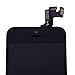 Corepair Full Assembly Replacement for iPhone 5C (4.0 Inch) LCD Display Screen Touch Digitizer Assembly, Facing Proximity Sensor+ Home Button+ Ear Speaker+ Front Camera+ Repair Tools (5C Black)