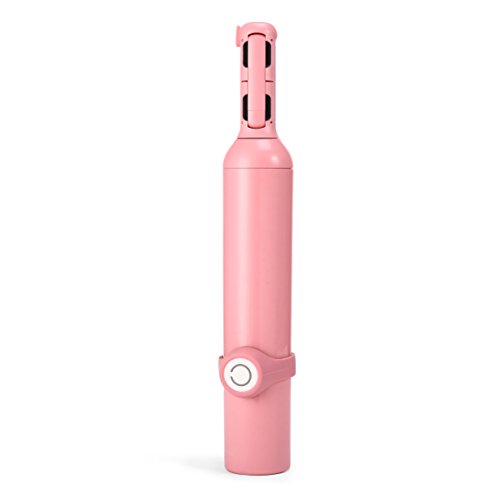 Lemonda 2 in 1 Bluetooth Selfie Umbrella Creative Bottle Design Windproof 50+ Anti-UV Tri-fold with Extendable Stick & Bluetooth Remote Shutter
