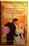 Front cover for the book The Scandalous Marriage by Marion Chesney