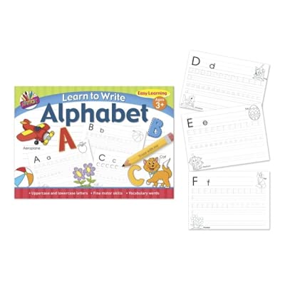 ART BOX Kids Learn to Write Alphabet Handwriting Practice Letters Book Pad Pre School
