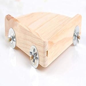 MQUPIN - Trespolo in legno per uccelli piccoli, per parrocchetti, cocorite, pappagallini, adatta anche per criceti… - immagine 8