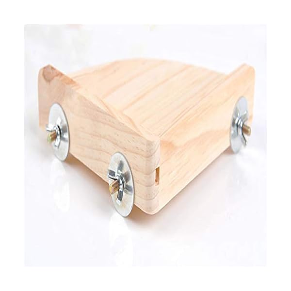 MQUPIN - Trespolo in legno per uccelli piccoli, per parrocchetti, cocorite, pappagallini, adatta anche per criceti…