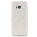 J.west Galaxy S8 Case, Luxury Sparkle Glitter Pearly-Lustre Cute Pattern Slim Flexible Clear Soft Rubber Silicone Protective Shockproof Phone Case Cover for Samsung Galaxy S8 (Colorful)