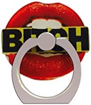 Andovation's 1 Pack Phone Ring Stand Holder 360°Rotation Smart Zinc-Alloy Ring, Cartoon Ring Support Creative Ring, Acrylic Application For All Mobile Phones, tablets (Btch)