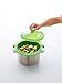 Lekue Collapsible Steamer, 2.5-Quart, Model # 3400500V09U008, 2.5-Quart, Green