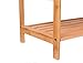 BirdRock Home 3 Tier Free Standing Shoe Rack with Handles | Bamboo | Wood | Closets and Entryway | Organizer | Fits 9 Pairs of Shoes