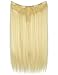 V-Shaped Hair Extensions One Piece U part Synthetic Straight Curly Wave Clips in Hairpiecethumb 1