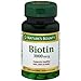 Nature's Bounty Biotin 1000 mcg, 100 Tablets (2 pack)