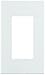Leviton 80301-SW 1-Gang Decora Plus Wallplate Screwless Snap-On Mount (6 Pack, White)