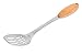 Internet’s Best Stainless Steel and Bamboo Slotted Serving Spoon | Solid Cooking Buffet Spoon | Wooden Kitchen Utensil