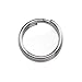 Yumei Jewelry 500 Pcs Silver Tone Double Loops Round Split Jump Rings Wire Connector for Charms