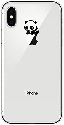 Bakicey iPhone XS Case Silicone, iPhone XS Max Protective Cover Ultra Thin Transparent Panda Case TPU Cover iPhone XR Bumper Schale Soft Backcover for Apple iPhone XS/XR/XS Max - Multicolour - X/Xs