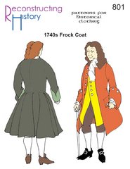 1740s frock coat / pirate s frock coat pattern