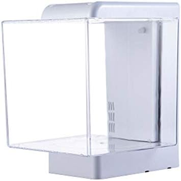 TOYBO ERMEI Acrylic goldfish tank, aquarium mini creative desktop small aquarium, home living room desk decoration lazy cylinder