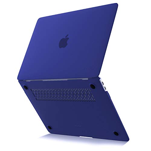 Kuzy - MacBook Air 13 inch Case 2019 2018 Release A1932, Soft Touch (Newest Version) Hard Shell Cover for 13 inch MacBook Air Case with Retina Display Touch ID - Navy