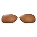 Walleva Brown Polarized Replacement Lenses for Oakley Inmate Sunglasses