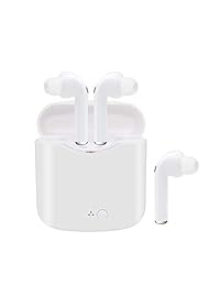 TOPING Auriculares inalámbricos, auriculares estéreo inalámbricos con manos libres para llamadas y deportes, con funda de carga para teléfonos inteligentes