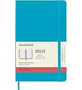 モレスキン 手帳 2022年7月始まり 18カ月 デイリーダイアリー ハードカバー ラージサイズ(横13cm×縦21cm) マンガニーズブルー(Newカラー) DHE218DC3Y23