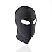 ATHX Mens and Womens Breathable Spandex Costume Hood Mask Balaclavas (Black Open Eyes)